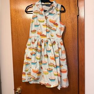 ModCloth retro style cotton pie pattern dress